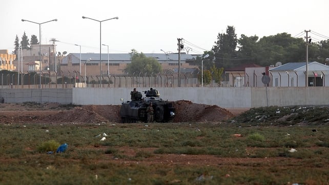 Turkey has strengthened its border defences Turkey has strengthened its border defences
