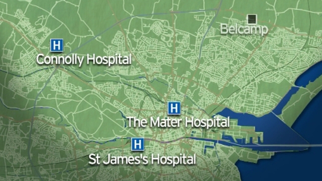 Several sites in Dublin were considered Several sites in Dublin were considered