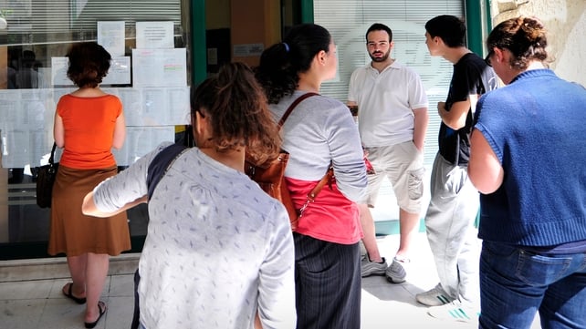 61.7% of young people in Greece now unemployed 61.7% of young people in Greece now unemployed