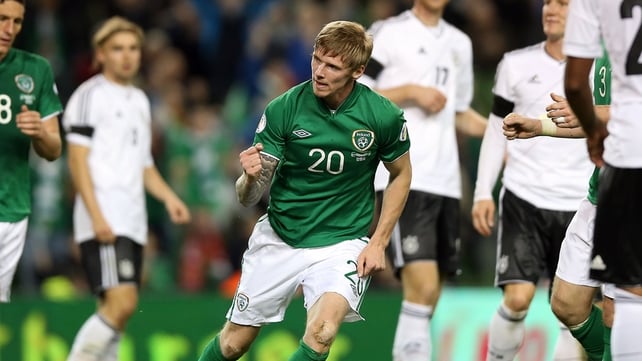 Andy Keogh has received a late call-up to the Ireland squad for the upcoming World Cup qualifiers with Sweden and Austria