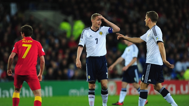 Scotland were denied a perfectly legitimate second goal in Cardiff last night