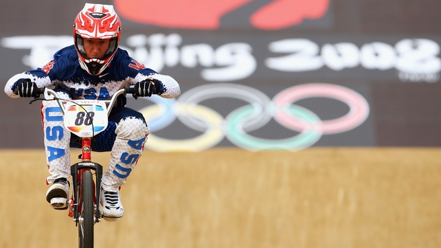 Kyle Bennett competing at the Beijing Olympics in 2008