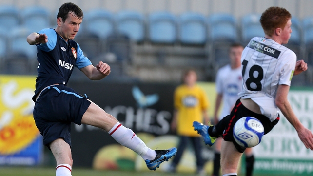 St Patrick's Athletic's Ryan Coombes came off the bench to equalise for the Ireland Under-19s against Germany