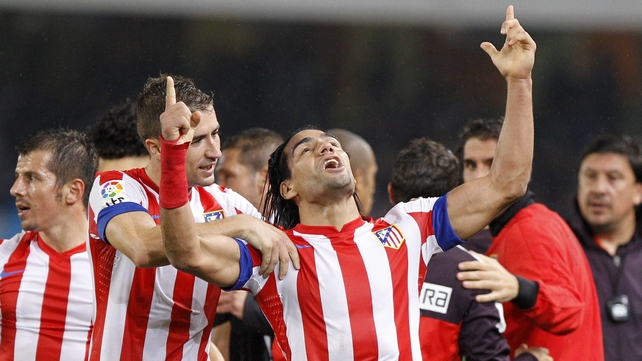 Falcao thanks the heavens after his late winner