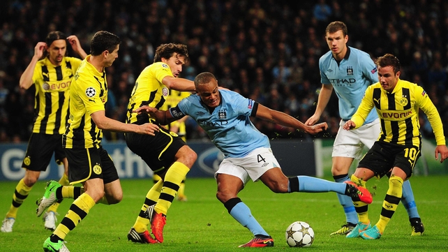 Manchester City are just a point ahead of Ajax
