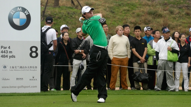 Rory McIlroy complained of a headache and said: 'We're not breathing in the cleanest air'