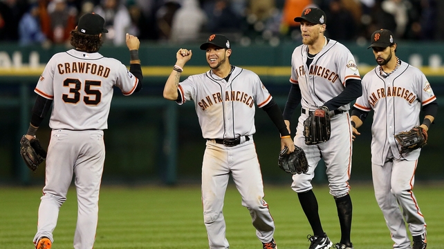 The San Francisco Giants are closing on victory in the World Series