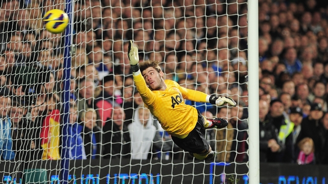 David De Gea couldn't get near Mata's sublime free-kick
