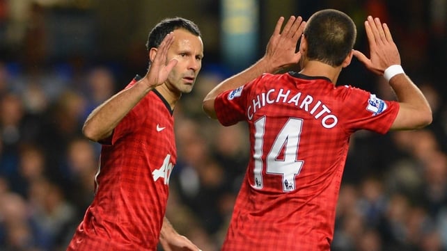 Ryan Giggs put United ahead after three minutes against Fulham