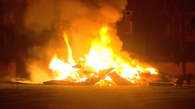 Controlled bonfires were organised by Cork City Council Controlled bonfires were organised by Cork City Council
