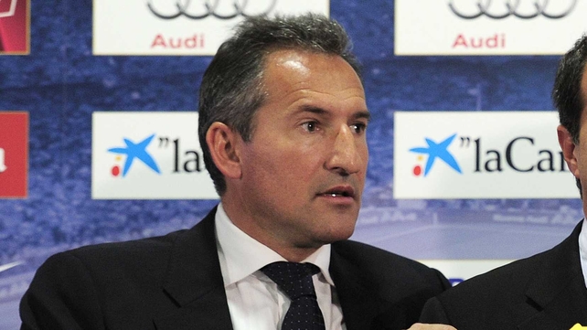 Txiki Begiristain was director of football at Barcelona