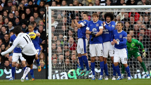 Bryan Ruiz's free kick led to Fulham's opener by an unfortunate Tim Howard