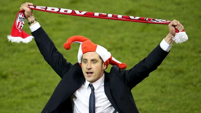 Declan Devine has led Derry City to success in this year's FAI Cup