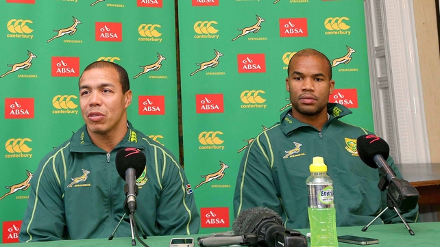 Pietersen (r) said Tommy Bowe and David Skrela were the only two players he could name from the Irish backline