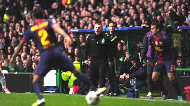 Lennon's team achieved the result despite Barcelona having 88% possession