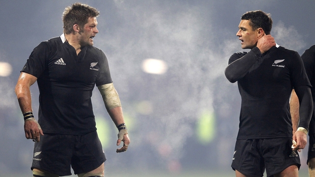 All Blacks openside flanker and captain Richie McCaw (left) and outhalf Dan Carter (right) have been shortlisted for the IRB Player of the Year Award