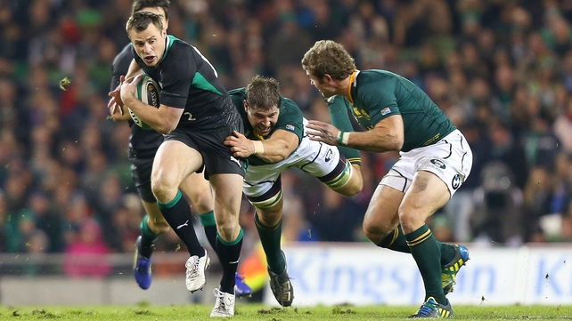 Tommy Bowe attacked the line but Ireland lacked cutting edge throughout
