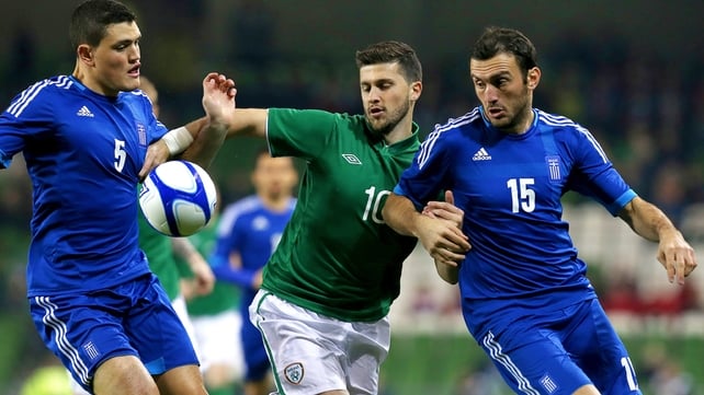Ireland were beaten by Greece in the final international of 2012