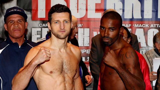 Carl Froch will face Yusaf Mack in Nottingham tomorrow night