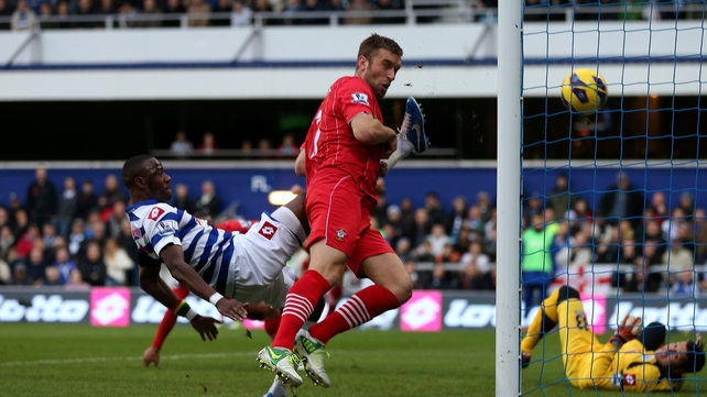 Ricky Lambert put the Saints in front