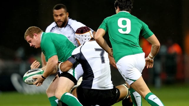 Sean Cronin scored Ireland's third try in Limerick