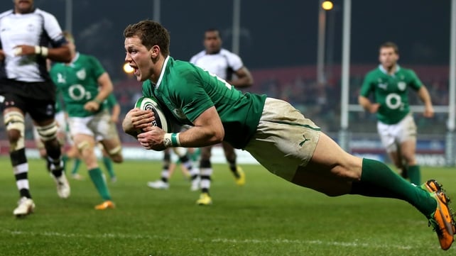 Craig Gilroy scored three tries on the way to winning Man of the Match