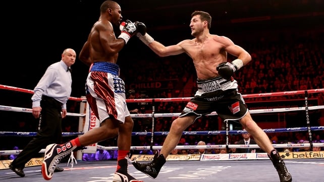 Carl Froch proved too strong for American challenger Yusaf Mack