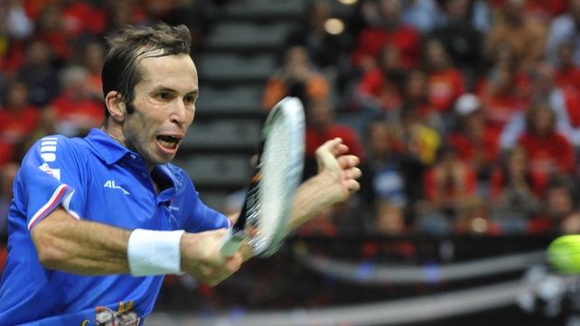 33-year-old Radek Stepanek won the decisive rubber against the higher-ranked Nicolas Almagro