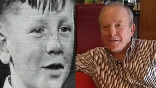 Stephen Butt in 1962 and today.