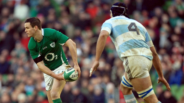 Jonathan Sexton made his Ireland debut in 2009
