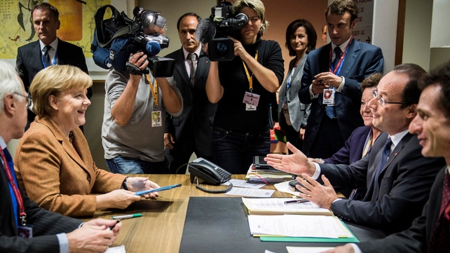 German Chancellor Angela Merkel played down the likelihood of a deal at summit German Chancellor Angela Merkel played down the likelihood of a deal at summit