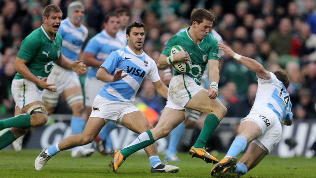 Craig Gilroy dances through the Argentine defence