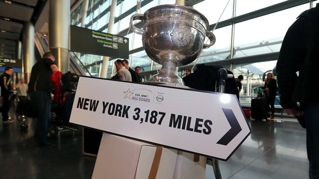 GAA President Liam O'Neill has said a competitive match in New York would be fitting of their contribution to the sport