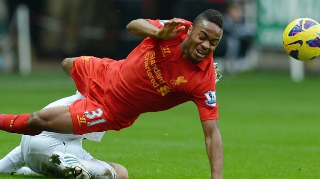 Raheem Sterling rattled the crossbar in the first half but neither side could find a way through