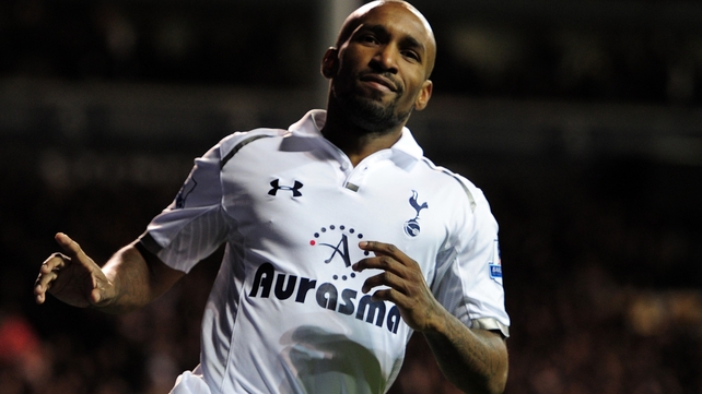 Jermaine Defoe scored twice as Tottenham beat West Ham