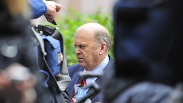 Minister for Finance Michael Noonan answers the media upon his arrival yesterday Minister for Finance Michael Noonan answers the media upon his arrival yesterday