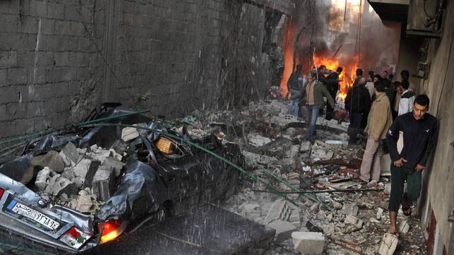 Two explosions have hit Damascus Two explosions have hit Damascus