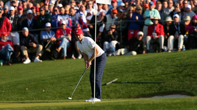 Keegan Bradley was the first player to win a major using the anchored putting stroke