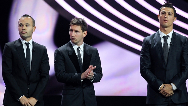 These three usual suspects will, once again, be getting the fine threads out for the Ballon d'Or event