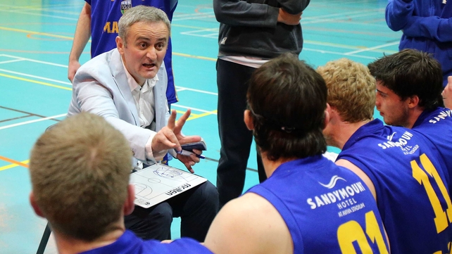 Sasa Punosevac directs his UCD Marian players