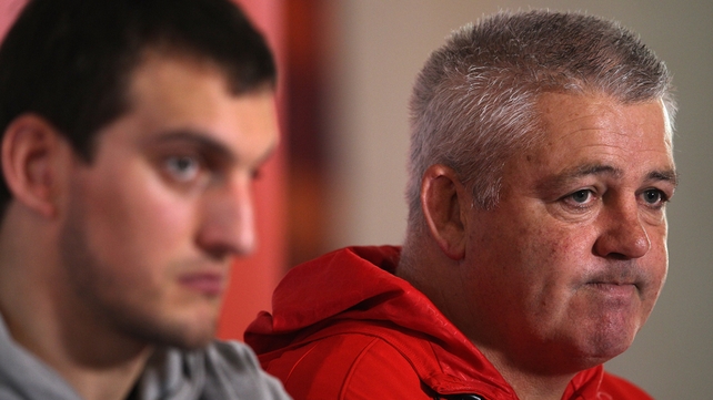 Warren Gatland with Sam Waburton, who is expected to name tour captain