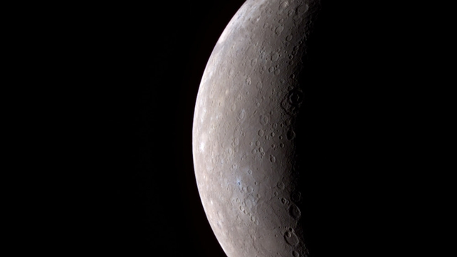 NASA's MESSENGER spacecraft was the first probe to orbit Mercury NASA's MESSENGER spacecraft was the first probe to orbit Mercury
