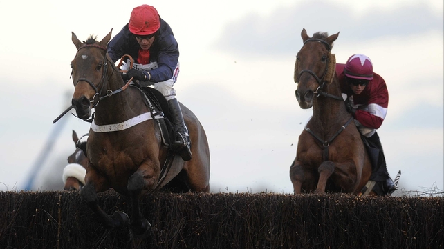 Hennessy third First Lieutenant (right) is on course for Leopardstown on 29 December