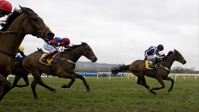 Countrywide Flame, seen here on his way to victory in the Triumph Hurdle, was a very impressive winner of the Fighting Fifth at Newcastle