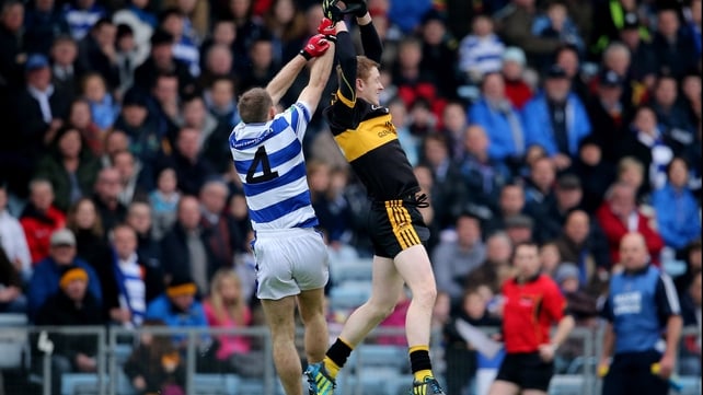 Colm Cooper (r) scored 0-03 for Dr Crokes