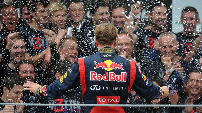 Sebastien Vettel claimed the Formula 1 title in 2012