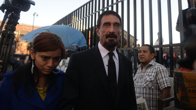Police in Belize want to question John McAfee but say he is not a prime suspect in the killing of Gregory Faull Police in Belize want to question John McAfee but say he is not a prime suspect in the killing of Gregory Faull