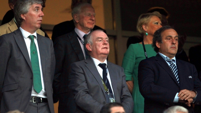 Michel Platini's (r) mooted idea of staging Euro 2020 in a number of cities has come to fruition