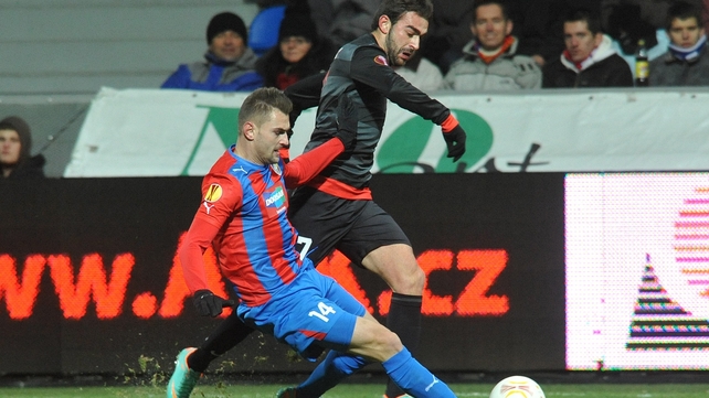 Holders Atletico Madrid were beaten 1-0 by Viktoria Plzen but both sides are through