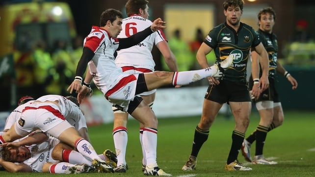 Ulster star Ruan Pienaar in action at Franklin's Gardens
